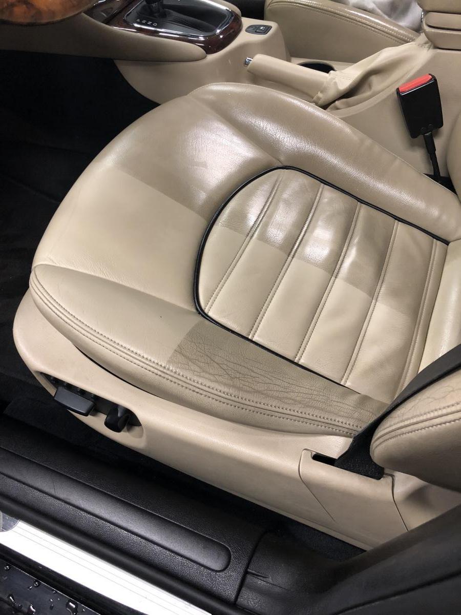 Jaguar X-Type – Rens av skinn